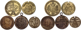 Europe Lot of 5 Medals 1874 - 1992