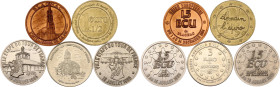 Europe Lot of 5 Coins 1994 - 1996 Fantasy Issue