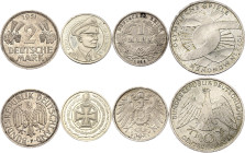 Germany Lot of 4 Coins 1898 - 1972