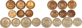 India Portuguese Lot of 10 Coins 1952 - 1961