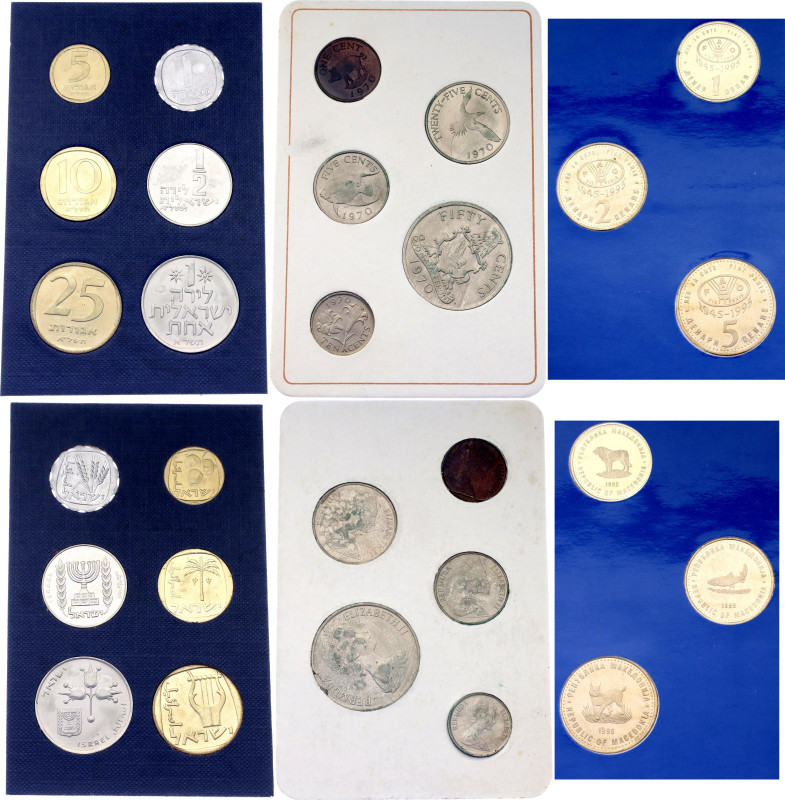 World Lot of 3 Annual Mint Sets 1970 - 1995

KM# MS1, MS28, MS2; Bermuda Mint ...