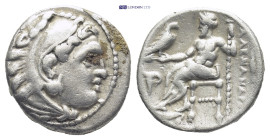 KINGS of MACEDON. Alexander III 'the Great'. 336-323 BC. AR Drachm (15mm, 4.1 g). Magnesia ad Maeandrum mint. Struck under Menander, circa 325-323 BC....