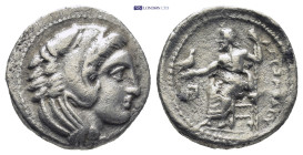 Kingdom of Macedon, Antigonos I Monophthalmos AR Drachm. (17mm, 3.9 g) Struck as Strategos of Asia or king, in the name and types of Alexander III. 'K...