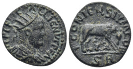 Lycaonia. Iconium., AE (Bronze, 6.5 g, 21 mm) Gallienus (253-268). Obv: IMP C P L E GALLIEN, Laureate, draped and cuirassed bust right. Rev: ICONIEN C...