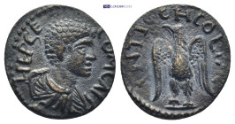 PISIDIA. Antiochia. Geta.(Caesar, 197-209 BC). Ae. (16mm, 2.8 g) Obv : P SEP GETA CAI. Bareheaded, draped and cuirassed bust right. Rev : ANTIOCH COLO...