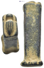 Bronze die with dagger relief. (42mm, 31.7 g)