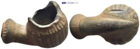 Islamic terracota pipe. (48mm, 20.8 g)