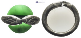 Silver ring. (10mm, 2.65 g)
