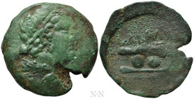 ETRURIA. Populonia. Sextans (Late 3rd century BC)