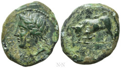 SICILY. Tauromenion. Ae Litra (Circa 357-305 BC)
