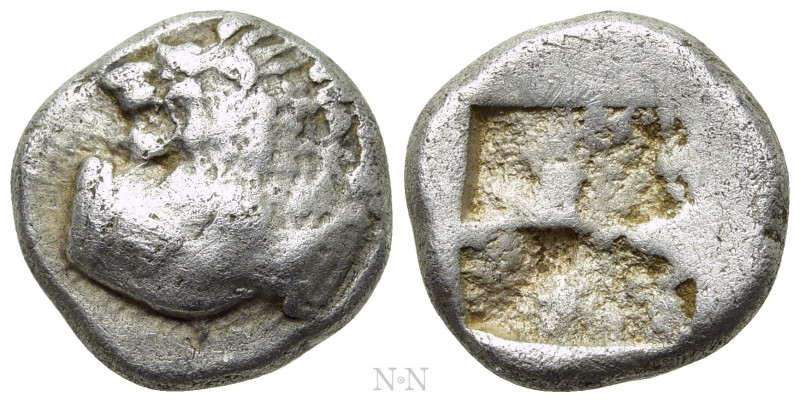 THRACE. Chersonesos. Diobol (Circa 500 BC). 

Obv: Forepart of lion right, hea...