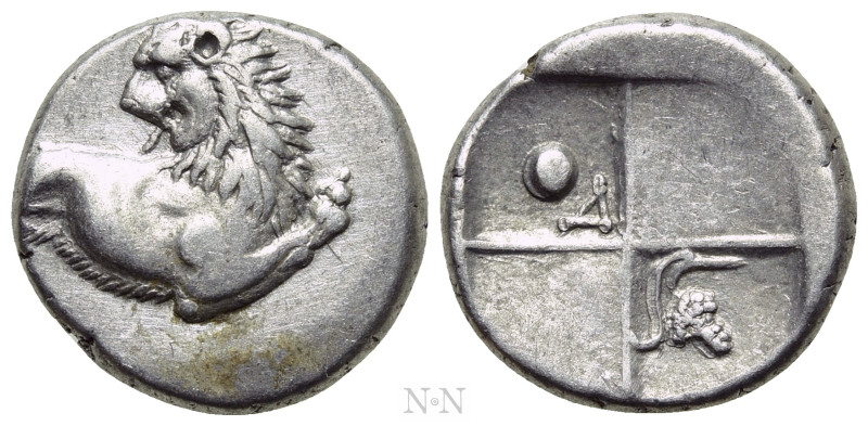 THRACE. Chersonesos. Hemidrachm (Circa 386-338 BC). 

Obv: Forepart of lion ri...