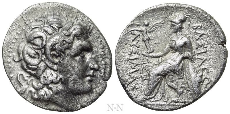 KINGS OF THRACE (Macedonian). Lysimachos (305-281 BC). Drachm. Ephesos. 

Obv:...