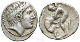 KINGS OF PAEONIA. Lykkeios (Circa 358/6-335 BC). Tetradrachm. Astibos or Damastion