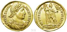 VALENTINIAN I (364-375). GOLD Solidus. Constantinople