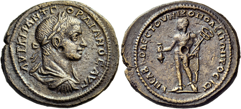 MOESIA INFERIOR. Nicopolis ad Istrum. Gordian III, 238-244. (Bronze, 30 mm, 14.4...