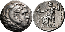 KINGS OF MACEDON. Alexander III 'the Great', 336-323 BC. Tetradrachm (Silver, 28 mm, 16.81 g, 11 h), struck posthumously, Sikyon, ca. 225-215. Head of...