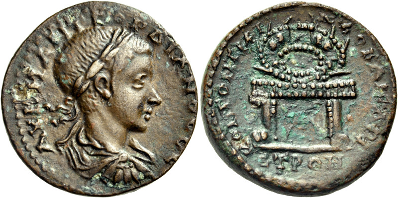 PONTUS. Neocaesarea. Gordian III, 238-244. 5 Assaria (Bronze, 27 mm, 15.43 g, 6 ...