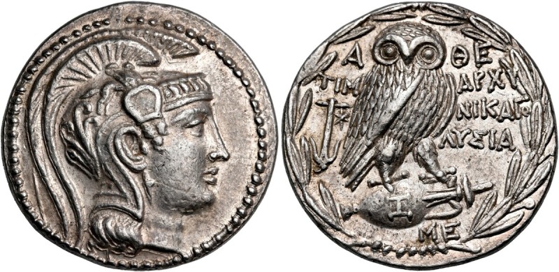 ATTICA. Athens. 134-133 BC. Tetradrachm (Silver, 29.5 mm, 16.74 g, 11 h), New st...