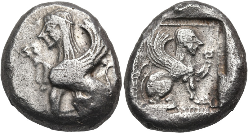 DYNASTS OF LYCIA. Amartite(?), circa 490/80-440/30 BC. Stater (Silver, 20.5 mm, ...