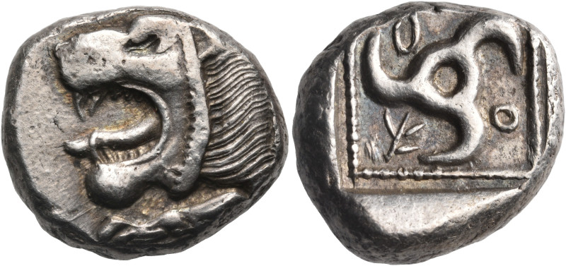 DYNASTS OF LYCIA. Ãru or Urã, circa 480/460 BC. Stater (Silver, 19.5 mm, 9.63 g)...