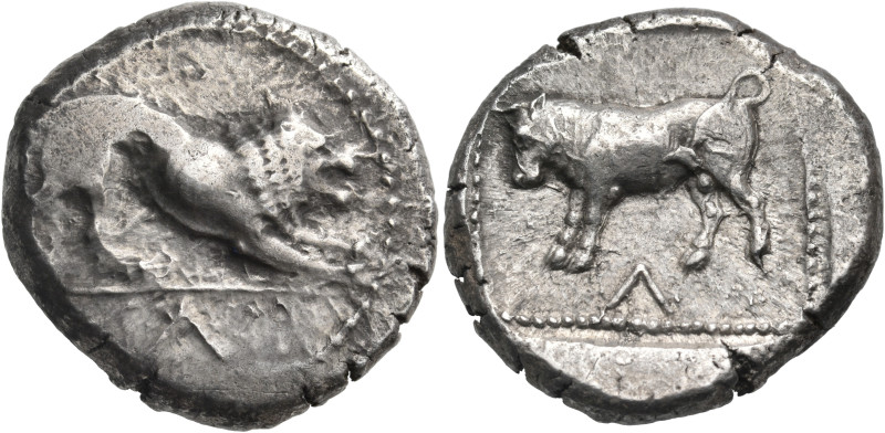 CYPRUS. Uncertain mint. Circa 480 BC. Stater (Silver, 22 mm, 11.04 g, 12 h). 'go...