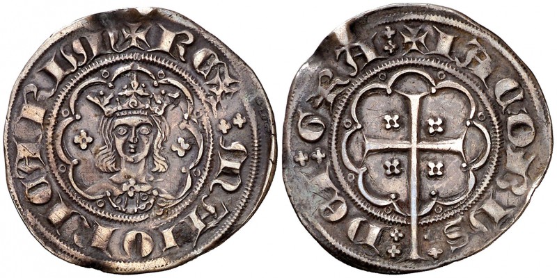 Jaume II de Mallorca (1276-1285/1298-1311). Mallorca. Mig ral. (Cru.V.S. 535) (C...
