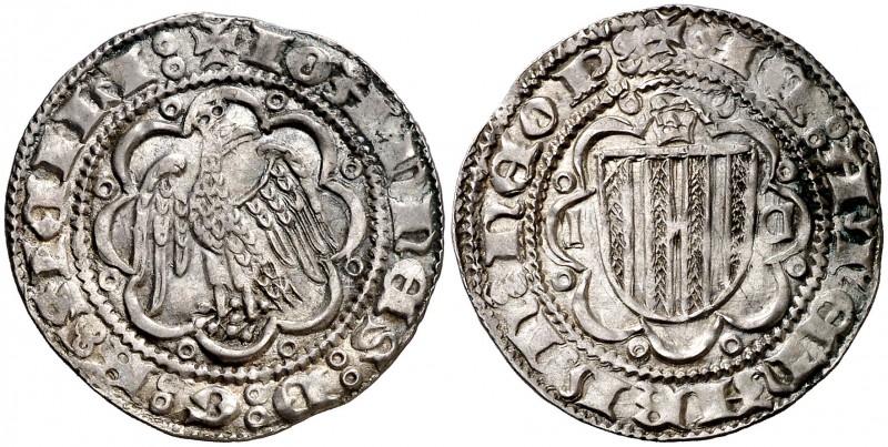 Joan II (1458-1479). Sicília. Pirral. (Cru.V.S. 973) (Cru.C.G. 3012) (MIR. 230/2...