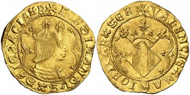 Ferran II (1479-1516). València. Doble ducat. (Cru.V.S. 1207) (Cru.C.G. 3109 var) (Cal. 31, mismo ejemplar). 7,01 g. Bella. Precioso color. Comprada p...