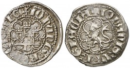 Juan II (1406-1454). Burgos. Sexto de real. (AB. 622). 0,57 g. Atractiva. Ex Áureo & Calicó Selección 2013, nº 85. Rara. EBC-.