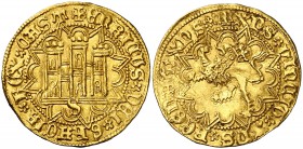 Enrique IV (1454-1474). Sevilla. Castellano. (AB. 673) (M.R. 23.13). 4,59 g. Bella. Comprada por Xavier Calicó en trato privado en 1969. Ex Colección ...