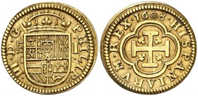 1608. Felipe III. Segovia. C. 1 escudo. (Cal. 61). 3,37 g. Bella. Comprada por Xavier Calicó en trato privado en 1970. Ex Colección Conde de Lacambra....