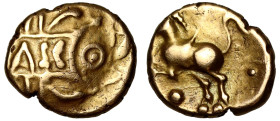 Catuvellauni, Tasciovanus Verlamion gold Quarter Stater