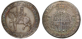Charles I 1638 silver Halfcrown by Briot