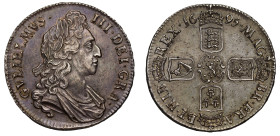 William III 1695 OCTAVO silver Crown