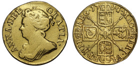 Anne 1714 gold Guinea