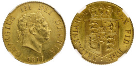MS61 | George III 1817 gold Half Sovereign