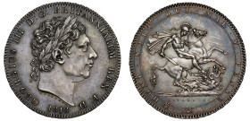 George III 1818 silver Crown
