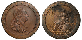 George III 1797 copper Cartwheel Penny