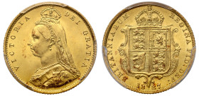 MS65 | Victoria 1887 gold Half Sovereign