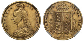 XF45 | Victoria 1892 gold Half Sovereign