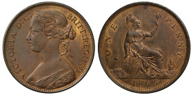 Victoria 1865 bronze Penny