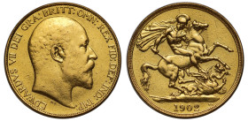 Edward VII 1902 gold Two Pounds