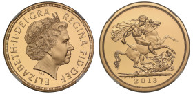 PF70 UCAM | Elizabeth II 2013 gold proof Five Pounds