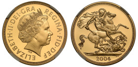 PF69 UCAM | Elizabeth II 2004 gold proof Two Pounds