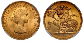 MS65 | Elizabeth II 1958 gold Sovereign