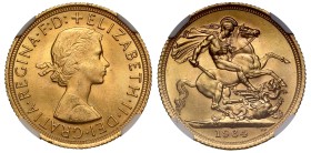 MS64 | Elizabeth II 1964 gold Sovereign