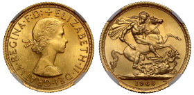 MS65 | Elizabeth II 1966 gold Sovereign