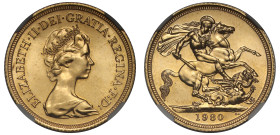 MS64 | Elizabeth II 1980 gold Sovereign