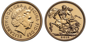 Elizabeth II 2013 gold Sovereign